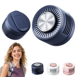 Quạt Kẹp Không Cánh Di Động 360 Độ ° Quạt Làm Mát Mini Sạc USB Dùng Cho Du Lịch Ngoài Trời Văn Phòng Để Bàn