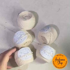 Benang Tali Sumbu Lilin Katun Cap Peniti | Ukuran No 5–15 | Benang Khusus Pembuatan Lilin