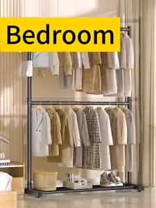 2-Layer Clothes Rack Metal Rack Sampayan Drying Rack Indoor Outdoor Clothes Organizer Hanger Rack