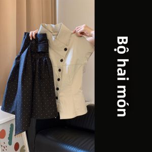 Karrar betsey | Bộ Hai Món Chấm Bi Thiết Kế Hàn Quốc