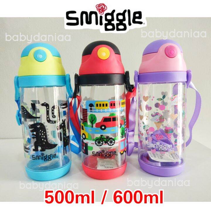 New Design Smiggle water straw for Children bottle 500ml / 600ml | Lazada