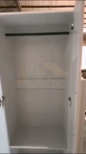 MYHOUSE KELLY 2 DOOR & 3 DOOR WARDROBE with HANGER Almari Baju Kabinet Cupboard Storage Cabinet White Color