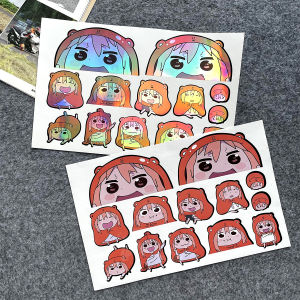 JDM Xiaobui สติกเกอร์รถลายการ์ตูนน้องสาว สติกเกอร์เครื่องตกแต่งหน้า รูปตัว คอมพิวเตอร์ 2 รูปแบบ เป็นสีแดง สมาชิกส่วนผสม สุขส่วนผสม