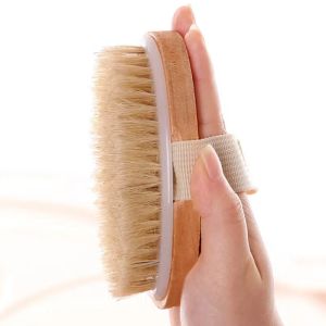 1Pcs Lotus bristle bath brush skin care does not hurt the skin clean the skin bath rubbing tool back massage bath brush