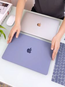 for New MacBook 2023 Air 15 A2941 A2681 New Pro Air 13 15 Case Light Hard case 13.3 12 11 16 inch Model A1932 A1706 A2251 A2337 A2338 M1 Chip with Keyboard Cover lavender color(same color top+bottom case)