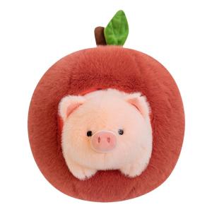 QIAOSHANG | Đồ Chơi Gấu Bông Mang Hình Dáng Lợn Táo Đáng Yêu