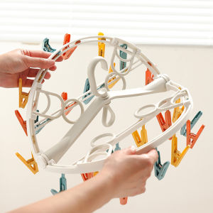 Multifunctional Clip Hanger for Socks and Lingerie