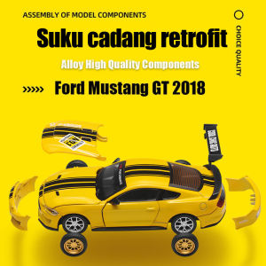 Ford Mustang GT Diecast Modifikasi Mainan Miniatur Mobil Mobilan CCA Diecast Modifikasi Alloy Zync Model Mobil Yang Dapat Dilepas