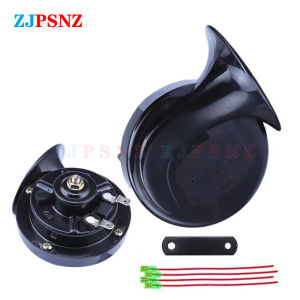 Car Snail Horn 12V 48V 60V 510Hz Electric Air Horn Motorcycle Scooter Truck E-Bike Waterproof Snail Horn Super Sound