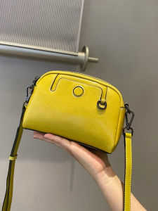 SIFULUN | Leather Small Bag Dual Zipper Large Capacity Casual Versatile