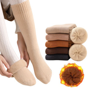 Ruizhijzg Hàng sẵn có 3 cặp mùa đông ấm áp vớ dày cho khăn tắm cho trẻ em Tất Giữ Ấm trẻ em gái bé trai và bé gái dày thả mềm Nhà vớ sàn