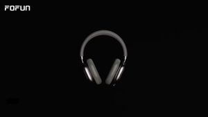 Fofun ANC Wireless Headphone Active Noise Canceling Hi-Res Spatial Audio Earphone with Bluetooth 6.0 Over Ear Headset for Travel
