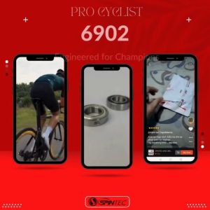 SPINTEC PRO CYCLIST 6902 2RS ZZ Bearing for Bike MTB Hubs Japan Bike Repair Parts