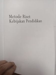 METODE RISET KEBIJAKAN PENDIDIKAN - PUSTAKA SETIA