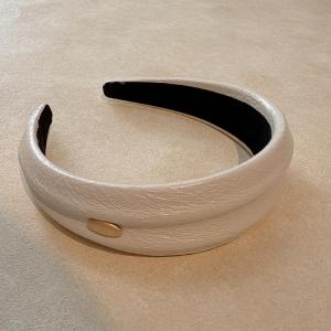 Vintage Leather Hairband Wide Edge Face Washing Headband Outdoor Wearing Hair Ties Skull Top High Class Feeling Hair Accessories