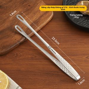 CHUANGSHUNFU | Kẹp Thịt BBQ Thép Không Gỉ 316