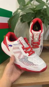 Giày Bóng Chuyền VHD Sói Winner Cày Sân Bê Tông Màu Trắng đỏ