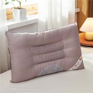 Student Pillow 40*60 Single Person Pearl Cotton Neck Support Pillow Core School Specialty Silk Cotton Pillow Core Negative Ion Magnet Stone