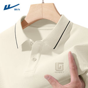 American Style Polo Shirt Mens Short Sleeve Black Turn-down Collar Summer Fashion Casual Cotton Polyester Blend T-shirt