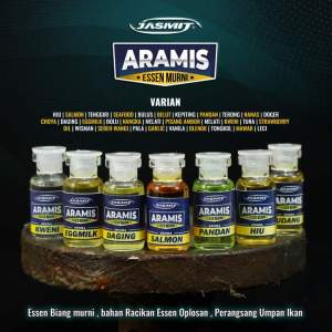 Biang Essen Murni JASMIT ARAMIS 3ml - Essen Pancing Aroma Gurih & Amisan untuk Ikan Air Tawar