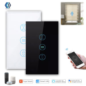 SKYSHIU WiFi Smart Roller Shutter Switch Roller Door Switch Remote Control for Alexa Google Home/Alexa/tuya/Smart Life