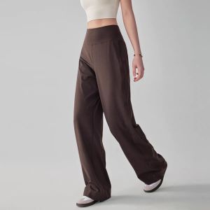 High Waist Loose Straight Leg Pants