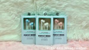 T&G AKG In Ear Wired Headset High Quality Stereo Sound Deep Bass Perfect Music Earphone 3.5mm plug
