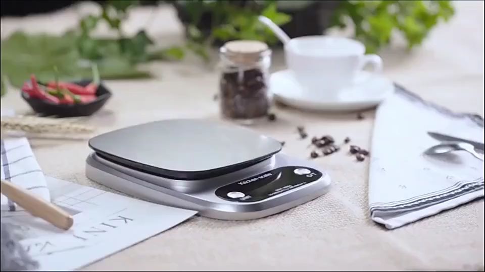 10kg/1g and 5kg/0.1g Digital LCD Scale High Precision Aluminum Electronic Kitchen Food Weight Scale Penimbang Dapur