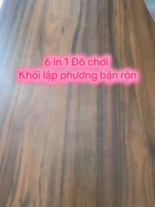 [10] Đồ chơi khối lập phương bận rộn Montessori