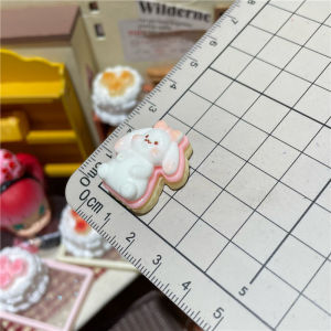 Wedding Rose Cake Line Small Dog Miniature Model Decoration Accessory Dessert Toy Display Piece Collectible Item in Stock