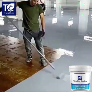 HA HA 3-in-1 Epoxy Floor Paint cat lantai Resin Floor Waterproof Coating Waterproof Paint Waterproof Epoxy Floor Paint Outdoor/Bathroom/Roof/Warehouse/Garage/Factory 1/2/5KG cat lantai simen 地坪漆