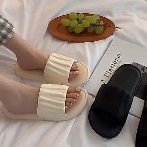 [ท้องถิ่นด่วน] 2023 ใหม่รองเท้าแตะผู้หญิงในร่มนุ่มบ้านเกาหลีสไตล์นางฟ้าห้องน้ำลื่นบ้านรองเท้าแตะผู้หญิงฤดูร้อนสวมใส่