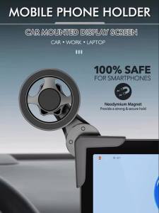 360° Rotatable MagSafe Magnetic Car Phone Holder Car Central Control Screen Mount Universal Auto Navigation Cell Phone Bracket