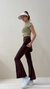 ANMO-Celana rok Yoga 2-in-1 celana running sports celanafitnes Anti eksposure