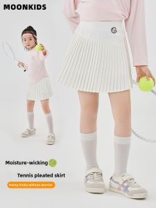 Moonkids | Girl Sports Quick-Dry Tennis Badminton Pleated Short Skirt