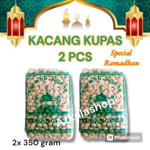 2 Bungkus Kacang Kupas Tuban Siap Masak - Kacang Tanah Kupas - netto 2x350gr