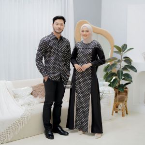 LASHKITA - BAJU BATIK COUPLE KEMEJA & GAMIS HITS LASHKITA KEKINIAN PREMIUM HIGH QUALITY BISA COD