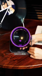 WINEEO Portable USB Charging Electric Fan 4000mAh Ultra-Quiet Rechargeable Desk Fan with High Speed Air Circulation for Household Kitchen Dormitory Office