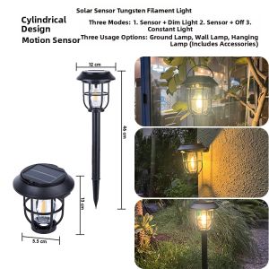 LIANGGUANGJING | Solar Waterproof Outdoor Garden Hanging Light