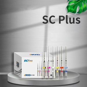 Dental SOCO SC PLUS NiTi Files Forward Rotation Endodontic Treatment Root Canal File 6Pcs/Box Dentistry Tool