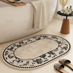ovzf | Water Absorbent Anti-slip Jute Woven Bathroom Mat