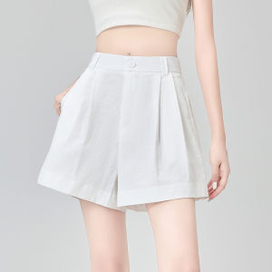7.Modifier | Quần Short Dáng Rộng Thắt Dây eo Bằng Vải Cotton Linen Phong Cách Thường Ngày Mùa Hè