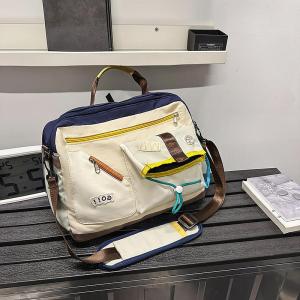 2025 New Style Quirky Crossbody Bag Outdoor Casual Travel Single Shoulder Handbag Student Tutoring Bag Nylon Material Korean Style