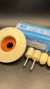 เคเจไขปลาวาฬขัดเงาโลหะ สแตนเลส โครเมียม เครื่องมือช่าง ผ้าขัดเงาโลหะ ผลิตภัณฑ์ตกแต่งโลหะ อุปกรณ์เสริมขัดโลหะ