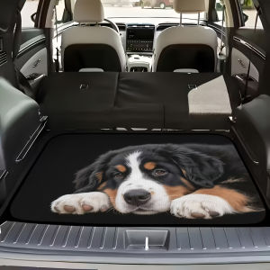 Tấm Lót Cốp Xe Chó Bernese VIKAMA Chống Trơn Trượt Chống Bám Bẩn Lót Cốp Đa Năng Trang Trí Xe Hơi Chất Liệu PVC Lớp Lót 100% Polyester