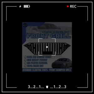 GCAO HYUNDAI ELANTRA 2021+ FRONT GRILL BLACK (11778)