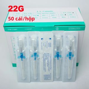 Bộ 50 Kim Tiêm Tĩnh Mạch IV Có Cánh Dành Cho Chó & Mèo 22G 24G 26G Dụng Cụ Phẫu Thuật Thú Y Của Warm Pets Home