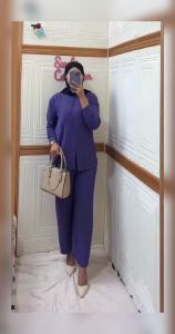 ONE SET CRINKLE BOTEGA/ATASAN MUSLIMAH TERBARU/BUSANA MUSLIMAH TERBARU