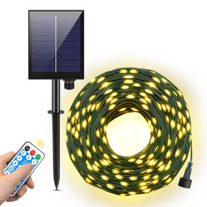 Green Environmentally Materials Outdoor LED Solar Lawn Lamp 10/20/50/100m Fairy Garden Lights For Squares Parks Christmas Decor