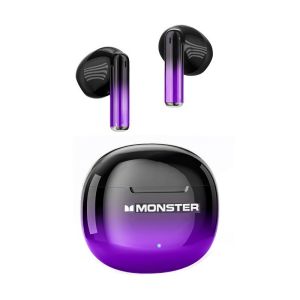 Monster | Monster GT37 Gradient Color Earphones True Wireless BT 6.0 Headsets TWS HD Music With Microphone Noise-Canceling Headphones